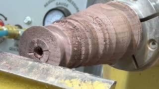 Turning a Wooden Vase