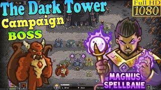 Kingdom Rush HD - Final BOSS Vez'nan The Dark Tower Campaign (Level 12) Hero - Magnus Spellbane