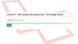 Laravel File Upload with Progress Bar - Laravel 5.7 Tutorial - by Coding Xpress