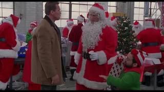 Массовая драка с Санта Клаусами...отрывок(Подарок на Рождество/Jingle All the Way)1996