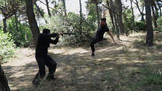 1v1 battle showcase: Stunt sword battle no equipment mpolypragmon Masterpolypragmon Studios