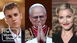 Pope Leo reportedly related to Madonna and Justin Bieber through common ancestor