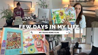 few days in my life 40+ | filming, junk journaling, summer cleaning, addressing my short shorts