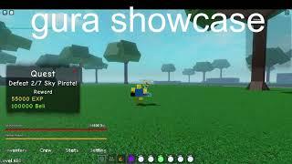 Roblox Nok Piece Gura Gura Showcase