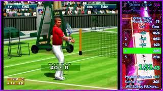 2:27 Virtua Tennis - Arcade Mode Speedrun - WR as of 9/9/24