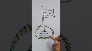 India flag art #youtubeshorts #shorts #viral #art #drawing #ytshorts #satisfying #creative #treandin