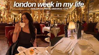 london week in my life: seeing friends, self-care, LFW & getting work done