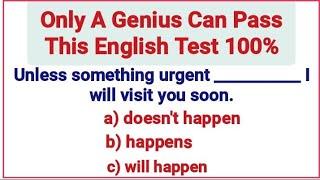 English Grammar Test ️ Only A Genius Can Pass This English Test .