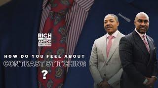 How to use contrast stitching on your suit ? The Life of a Gentleman Podcast  (UNSTITCHED)