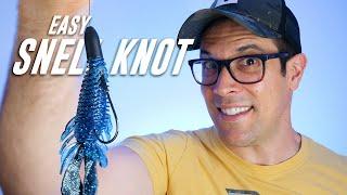 How to Tie the Easy Snell Knot - The Best Knot for Pitching