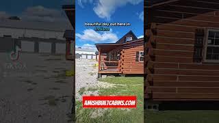 #amishbuiltcabins #cabin #amishcabin #modularcabins #tinyhomes #airbnb #cabinhome #portable