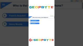 Who is the inventor of the Telephone? #Shorts #YTShorts #Geopbyte