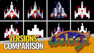 GALAGA  VERSIONS Comparison ▶ EVOLUTION through its PORTS