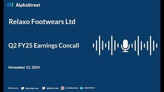 Relaxo Footwears Ltd Q2 FY2024-25 Earnings Conference Call