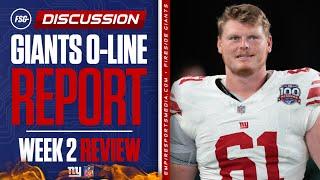 The Giants' Offensive Line Is Finally Good? | Week 2 Offensive Line Review