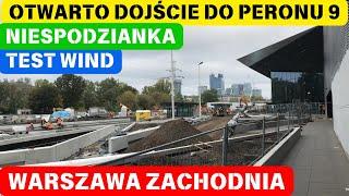 Warszawa Zachodnia budowa. Dojdziemy do peronu 9