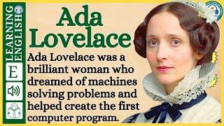 Improve your English  ⭐  Very Interesting Story - Level 3 -  Ada Lovelace | WooEnglish