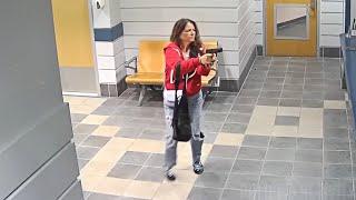 Wild Video Shows Woman Opening Fire Inside Bristol Police Station