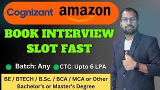 Book Interview Slot ASAP | Cognizant Send Your Resume | Great Chance For Freshers