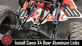 Redcat University - Install Redcat Racing Camo X4 Rock Racing Buggy Aluminum Rear Suspension Links