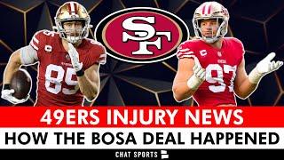 NOW: 49ers Injury News On George Kittle + Nick Bosa Contract UPDATE | 49ers Rumors