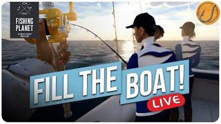 Let's FILL THE BOAT! At Kaiji No Ri! (Ocean Update) | Fishing Planet [LIVE]