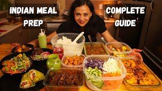 Ultimate Guide to INDIAN MEAL PREP | Budget friendly Easy Delicious & Unlimited Combinations