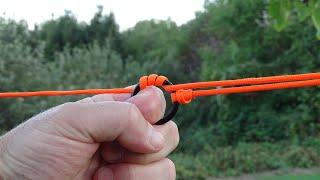 Metal O-ring Tension Locking System - Tarp Tensioner - Wilderness Survival Tips - CBYS Paracord