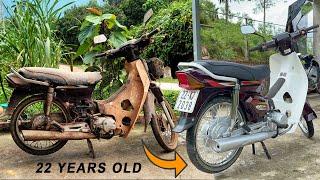 START to FINISH: Full RESTORATION 22 Years Old Honda Super Dream Motorcycle