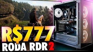 MELHOR PC GAMER BARATO ATÉ R$777 PRONTO PRA JOGOS RODA RED DEAD 2, GTA V, VALORANT, DAYS GONE E MAIS