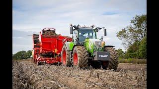 Bauer Struck am Kartoffeln Roden Fendt 724 Grimme SE 150-60