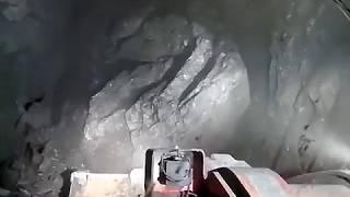 Underground mine rock fall