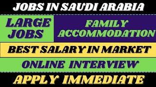 06. Saudi Arabia Job Vacancy 2023 | Jobs in Saudi Arabia 2023 | Saudi Job Vacancy 2023