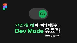 2월 1일부로 Dev Mode의 유료화...but 신기능 추가! #Figma #Devmode #개발자모드