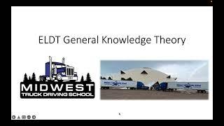 CDL General Knowledge Training - Commercial Learner's Permit Training (CLP Training)