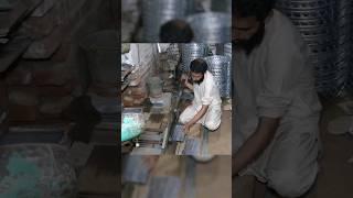 Making Metal Strips Basket #shorts #youtubeshorts #manufacturing #metalcrafts #wowthings