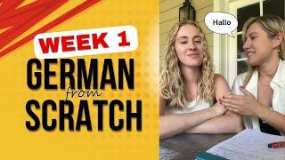 German from Scratch | Week 1 of Beginner A1 German Language Lessons with Janine and Gen