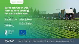 European Green Deal -- Farm to Fork Strategy for Sustainable Food