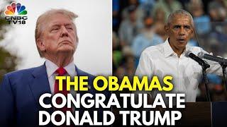 Barack Obama Congratulates Donald Trump After Election Win | US Elections | N18G | CNBC TV18