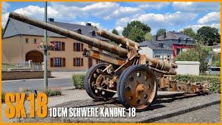 SK18 10cm schwere Kanone 18 - Walkaround - Useldange.