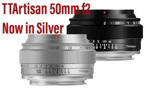 TTArtisan New Release - 50mm f2 Silver