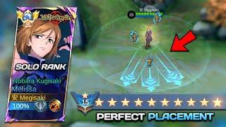 99% WINRATE MELISSA NEW SECRET TRICK (Emblem & Build) + PERFECT PLACEMENT!! 