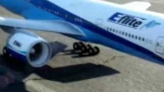 E-flite Super Airliner 777 DF ARF Electric RC Plane Eflite Airliner