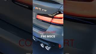 BMW M5CS COLD START