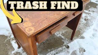 Ep. 93 Amazing Restoration of an Old Oak Table