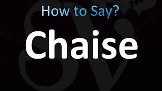 How to Pronounce ''Chaise'' (CORRECTLY!)