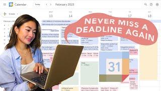 ORGANIZE YOUR LIFE with Google Calendar!