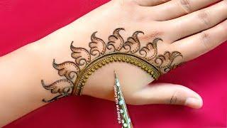 New Year stylish mehndi design | Easy back hand mehndi | mehndi ka design | mehndi design | mehndi