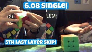 6.08 3x3 Single Reconstruction! | 5TH LAST LAYER SKIP!