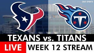 Texans vs. Titans Live Streaming Scoreboard, Play-By-Play, Highlights & Stats | NFL Week 12 On CBS